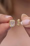 Heliophilia Silver Pendientes de Plata de Ley 925 con Circon y Baño de Oro